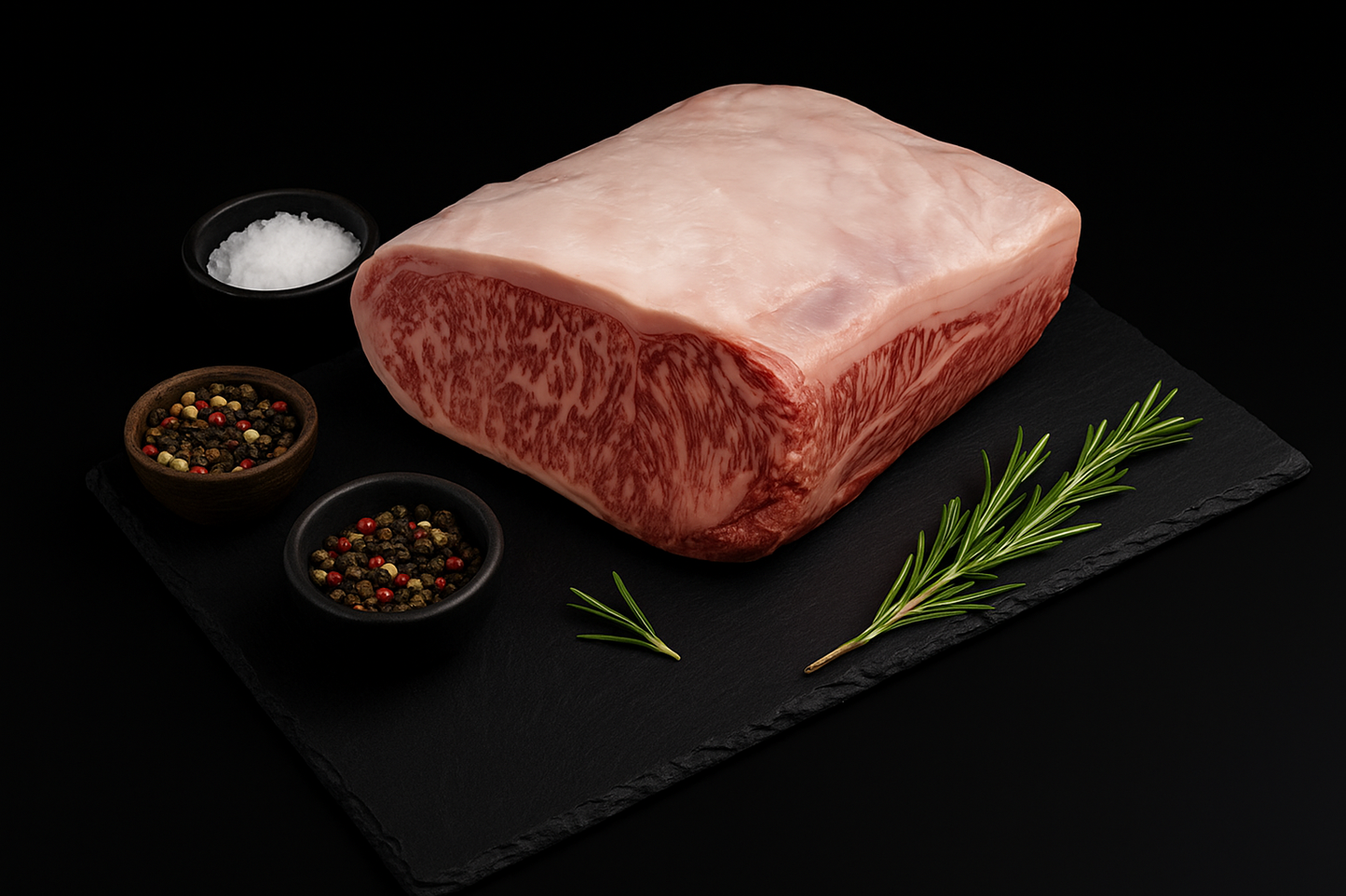 Japanese A5 Wagyu - Miyazaki Whole Boneless Striploin | 9lbs