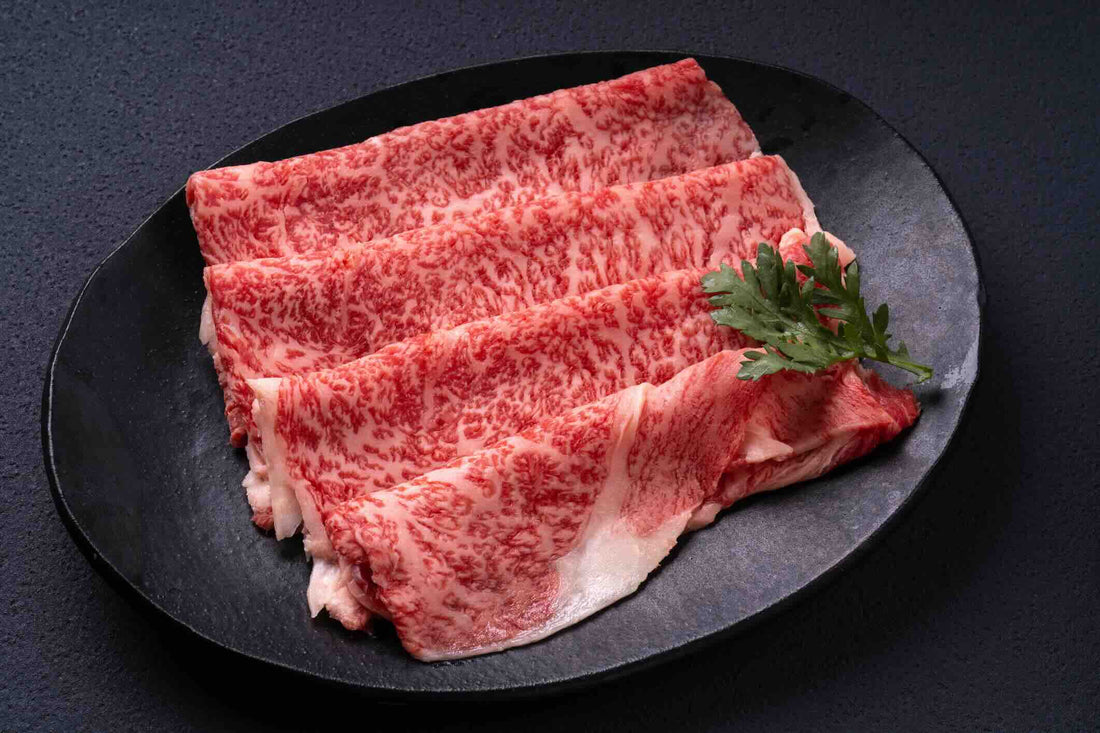 Table summarizing amino acid profiles of Wagyu versus regular beef