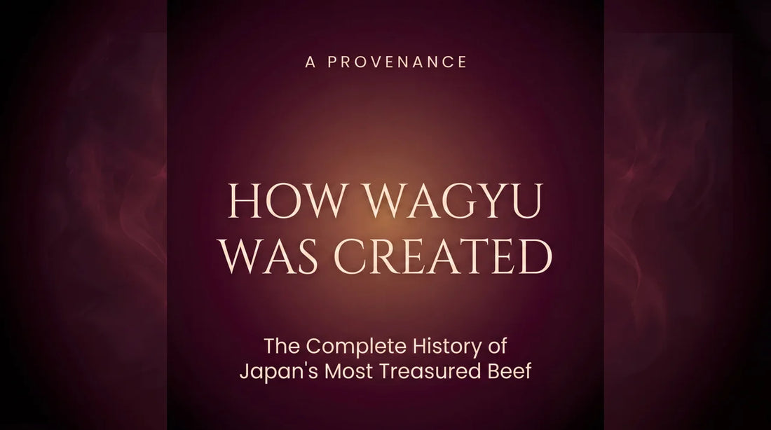 a cover photo for blog regarding how wagyu was created 