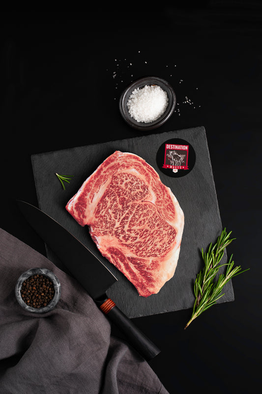 Japanese A5 Wagyu | Kobe Wine Ribeye Steak